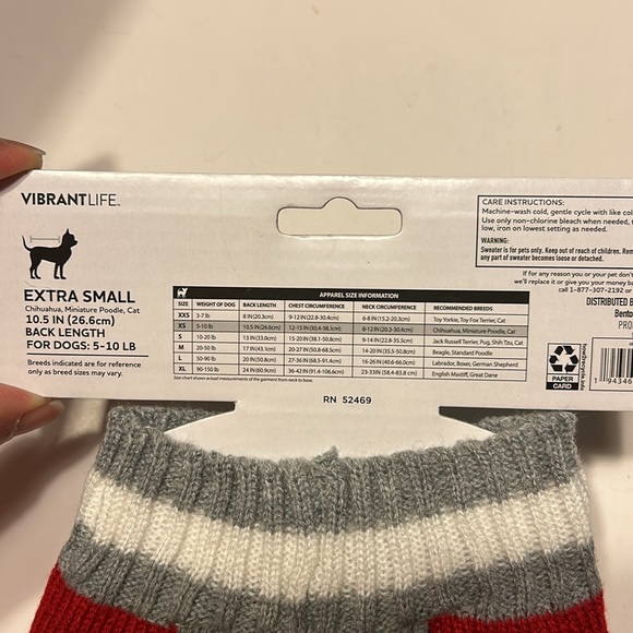 NWOT Knitted Pet Sweater - Picture 12 of 12